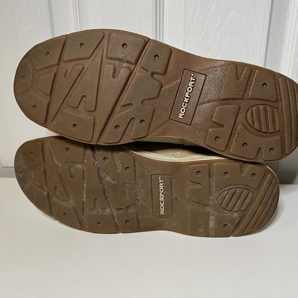 Rockport Prowalker Men's Comfort Casual Walking Shoes Size 10.5‎ Leather Tan